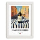 Fiano di Avellino – Italian White Wine, Wine Bar Illustration, placed in minimal white frame
