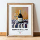 Fiano di Avellino – Italian White Wine, Bodega Poster, in wooden frame leaning on the floor