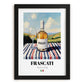 Frascati – Italian White Wine, Vinoteca Painting, in sleek black frame