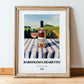 Bardolino Chiaretto – Italian Rose Wine, Wine Bar Art, in wooden frame leaning on the floor