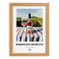 Bardolino Chiaretto – Italian Rose Wine, Wine Bar Art, set in oak frame